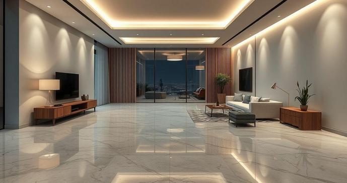 Micro Cimento Marmorizado transforma espaços com elegância e durabilidade
