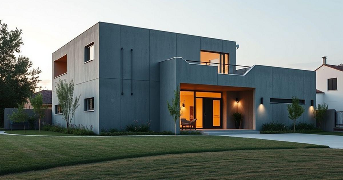 Fachadas em micro cimento para transformar sua casa Fachadas em micro cimento para transformar sua casa
