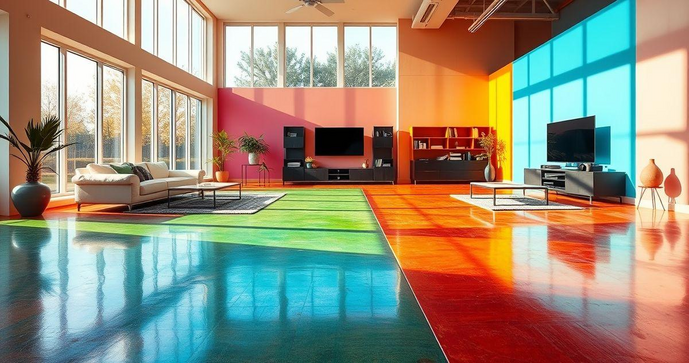 Transforme Seu Espaço com Cimento Queimado Colorido para Piso e Surpreenda!