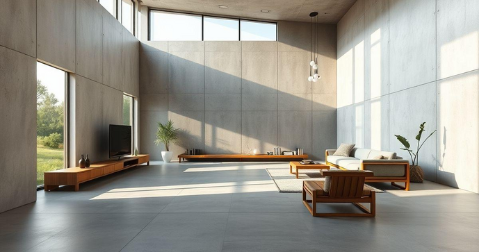 Revestimento Cimento Queimado: Transforme Seu Espaço com Estilo e Sustentabilidade Revestimento Cimento Queimado: Transforme Seu Espaço com Estilo e Sustentabilidade