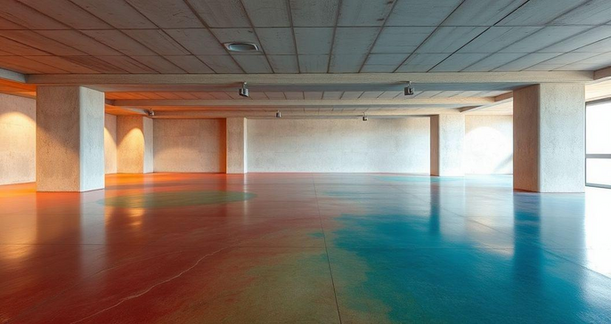 Cimento Queimado Colorido: Estilo e Criatividade na Transformação de Espaços Cimento Queimado Colorido: Estilo e Criatividade na Transformação de Espaços